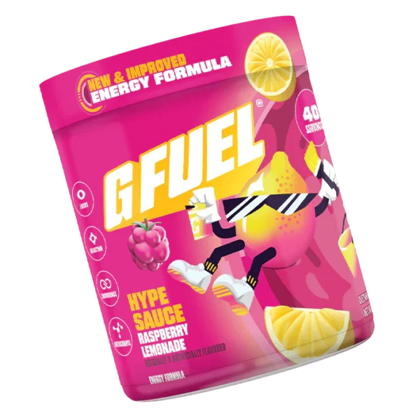 G FUEL Hype Sauce 2.0 - raspberry lemon - Obrázek 2