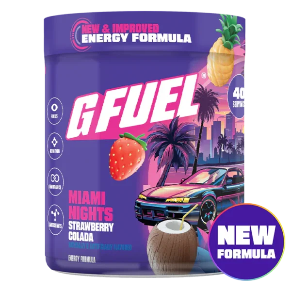 G FUEL Miami Nights 2.0 - strawberry colada