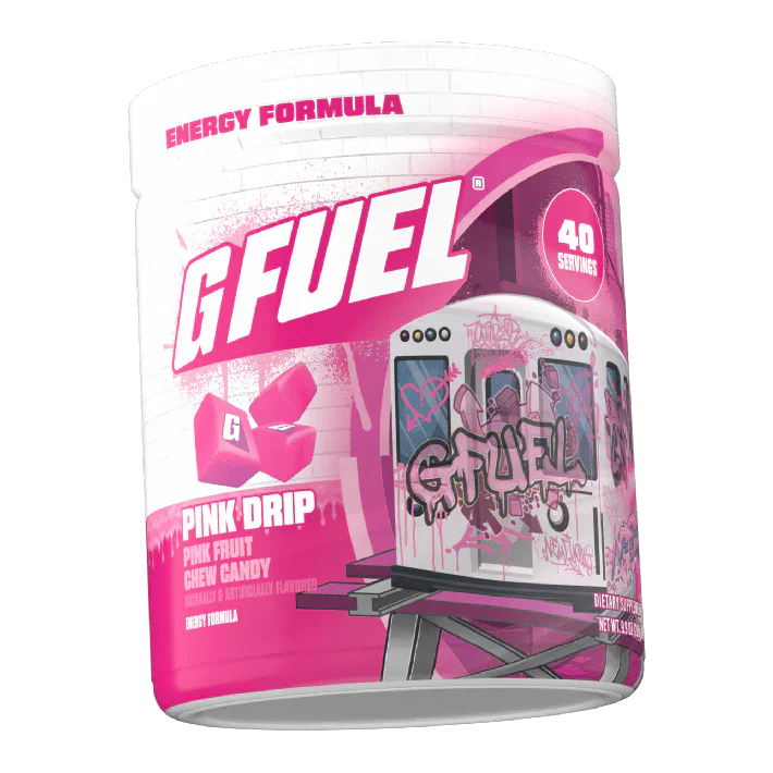 G FUEL Pink Drip - pink fruit chew candy - Obrázek 2